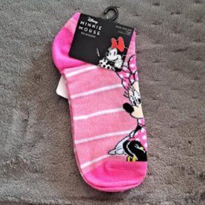 NWT Pair of Disney Minnie Mouse No Show Socks